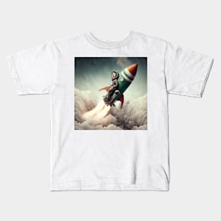 The rocket boy Kids T-Shirt